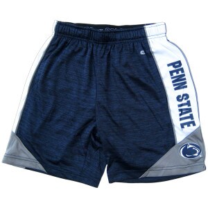 youth rylos shorts with Penn State and Athletic Logo down left leg